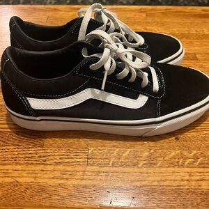 Black & White Vans Sneakers